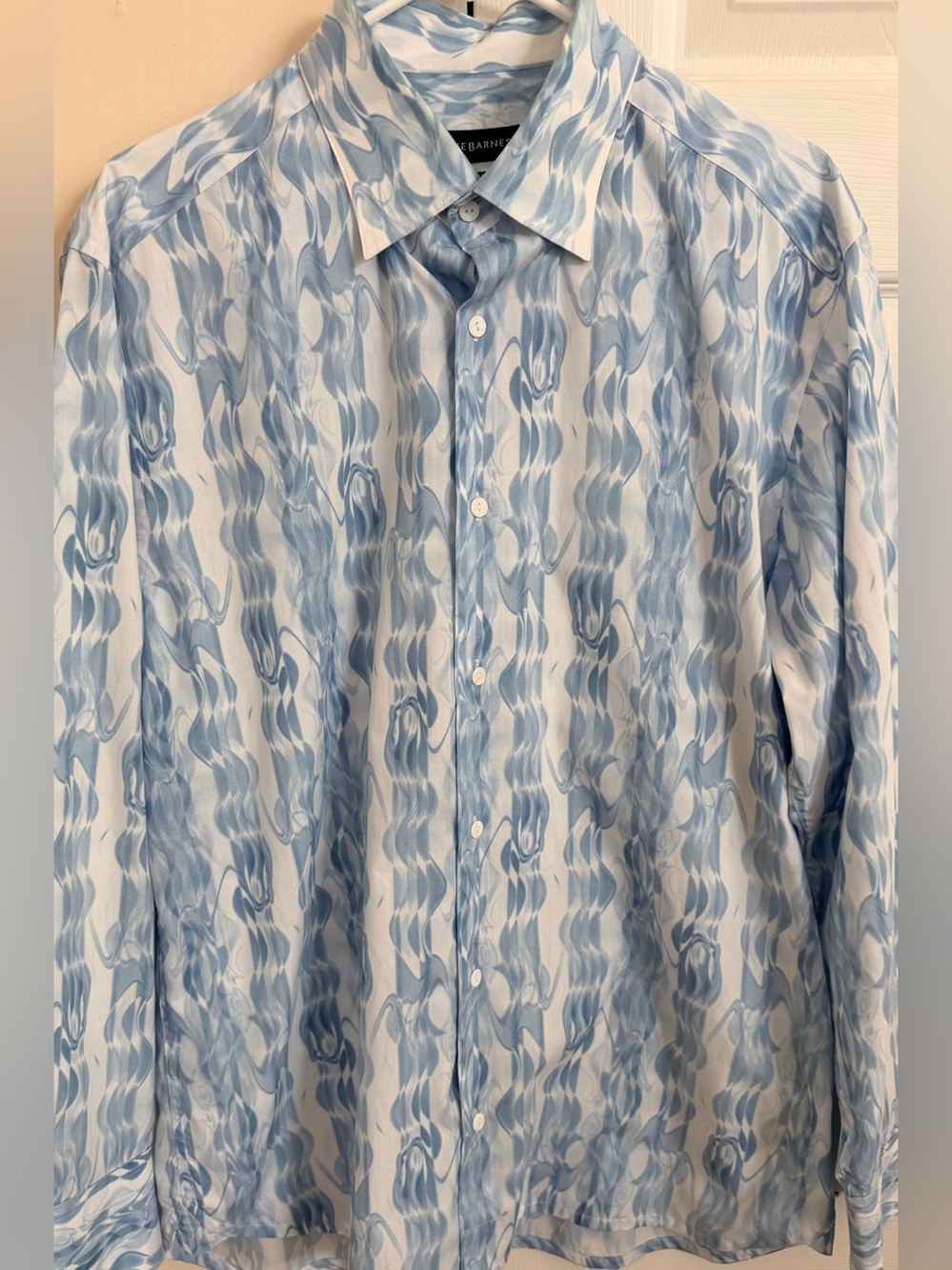 Jhane Barnes Multicolored  Tapered Fit Men’s XL Long Sleeve Button Up Shirt